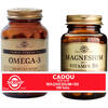 Omega-3 Triple Strength 50cps + Magnesium (Magneziu) cu B6 100 tablete Pachet 1+1 SOLGAR