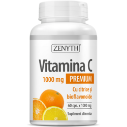 Vitamina C cu Citrice si Bioflavonoide 1000mg 60cps ZENYTH PHARMA