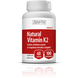 Vitamina K2 Naturala 100mcg 60cps ZENYTH PHARMA