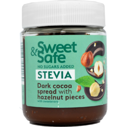 Sweet&Safe Crema Intensa de Cacao cu Alune si Stevie 220g SLY NUTRITIA