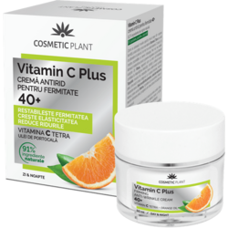 Vitamin C Plus Crema de Fata Antirid pentru Fermitate 40+ 50ml COSMETIC PLANT