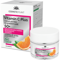 Vitamin C Plus Crema de Fata Antirid Regeneratoare 50+ 50ml COSMETIC PLANT