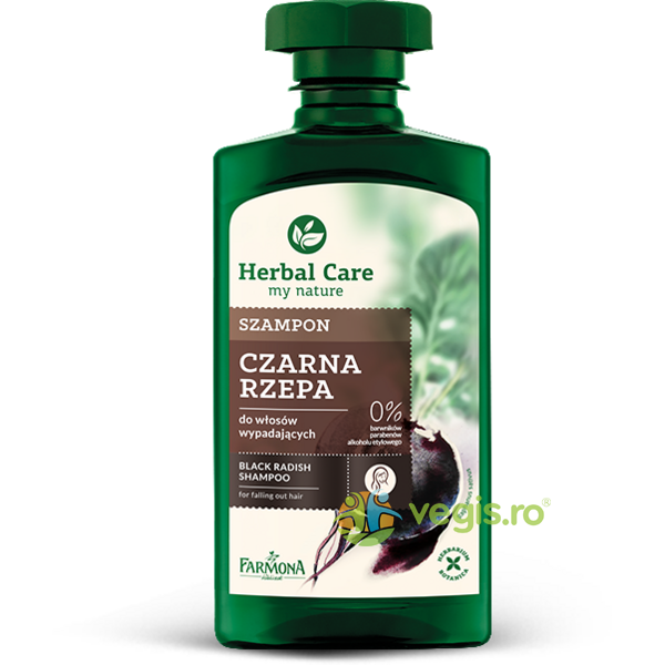 Herbal Care Sampon cu Extract de Ridiche Neagra Pentru Par Cu Tendinta De Cadere 330ml, FARMONA, Cosmetice Par, 1, Vegis.ro