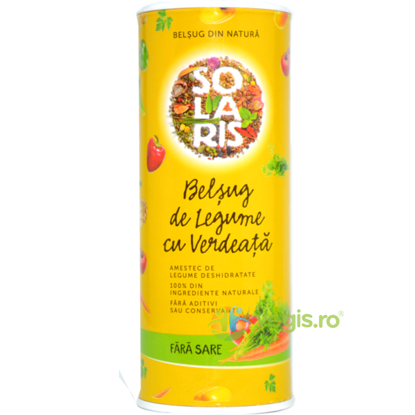 Condiment - Belsug de Legume cu Verdeata (tub carton) 100g, SOLARIS, Condimente, 1, Vegis.ro