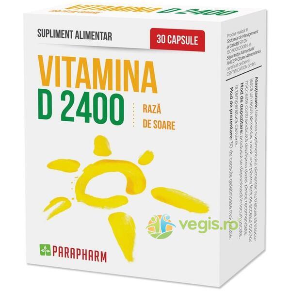 Vitamina D-2400 30cps, QUANTUM PHARM, Vitamine, Minerale & Multivitamine, 1, Vegis.ro