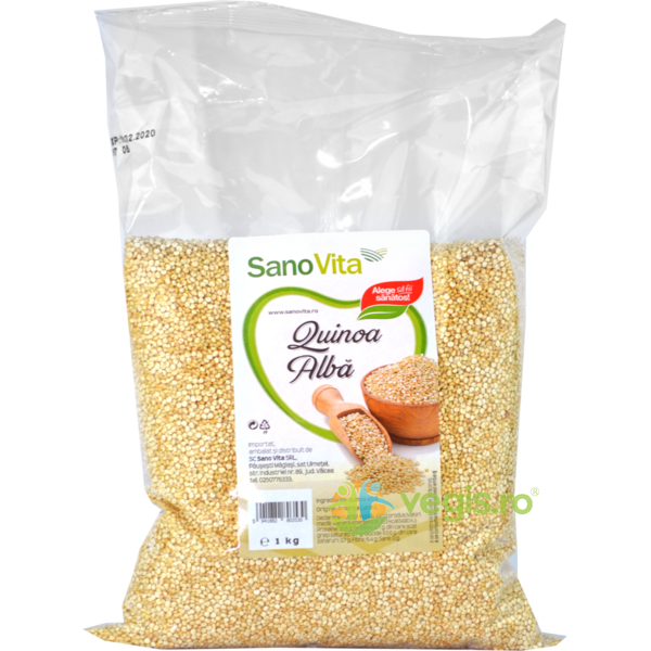 Quinoa Alba 1kg, SANOVITA, Nuci, Seminte, 2, Vegis.ro