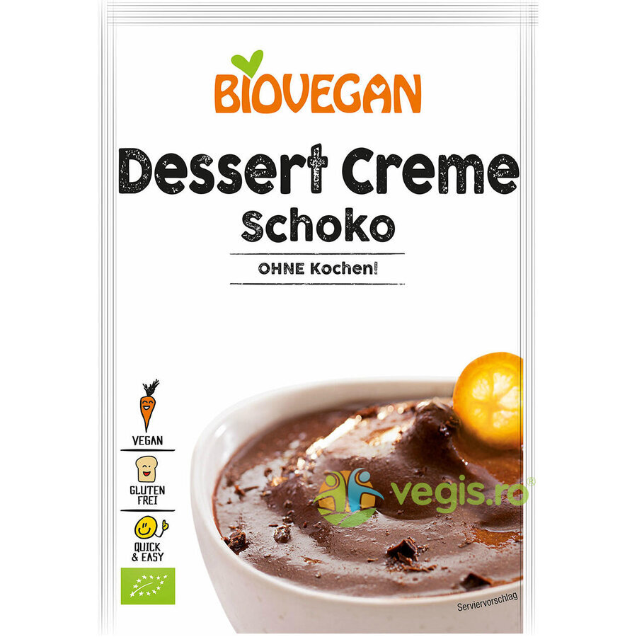 Desert cu Cacao Fara Fierbere Ecologic/Bio 68g 68g Alimentare