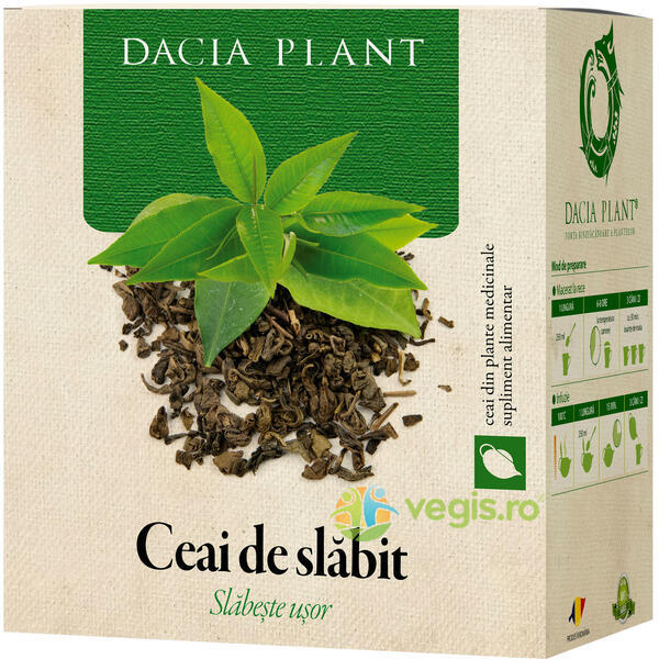 Ceai de Slabit 50g, DACIA PLANT, Ceaiuri vrac, 1, Vegis.ro