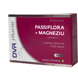Passiflora + Magneziu 20cps DVR PHARM