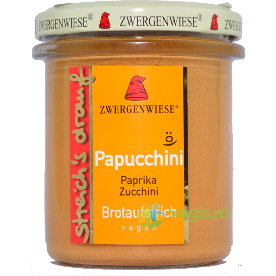 Crema Tartinabila Papucchini cu Ardei si Zucchini Ecologica/Bio 160g 160g Alimentare