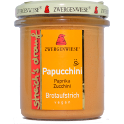 Crema Tartinabila Papucchini cu Ardei si Zucchini Ecologica/Bio 160g ZWERGENWIESE