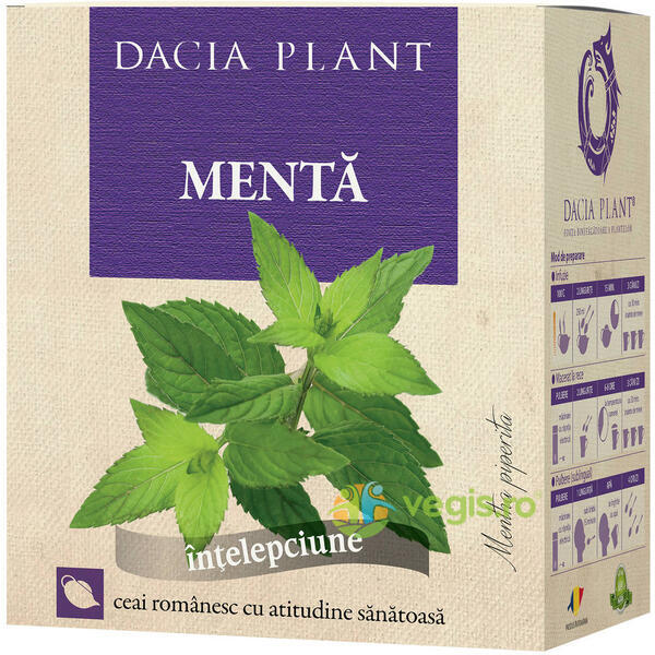 Ceai de Menta 50g, DACIA PLANT, Ceaiuri vrac, 1, Vegis.ro