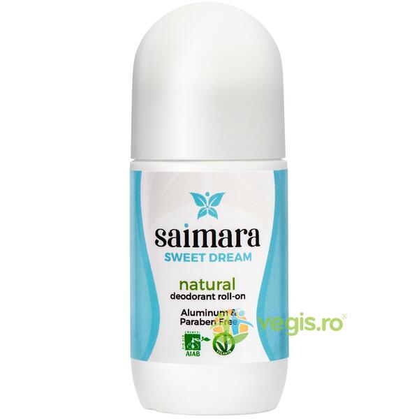Deodorant Roll-On Natural Sweet Dream 50ml, SAIMARA, Deodorante naturale, 2, Vegis.ro
