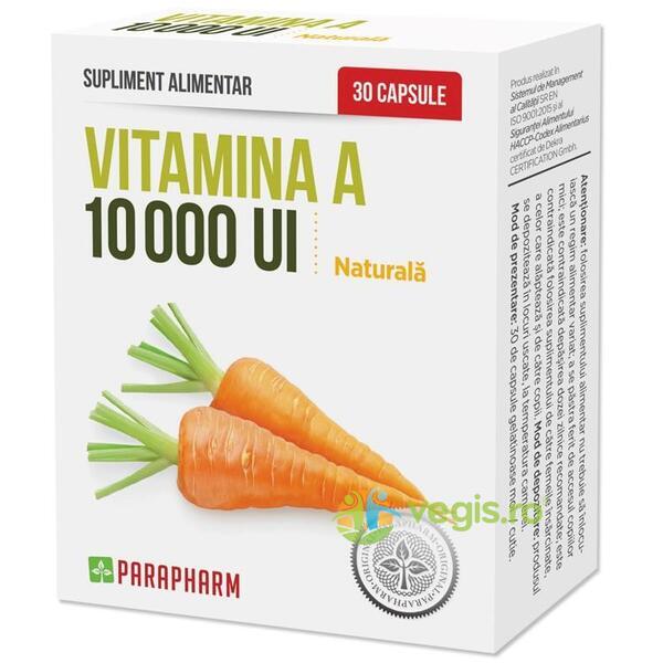 Vitamina A 10000UI 30cps, QUANTUM PHARM, Capsule, Comprimate, 1, Vegis.ro
