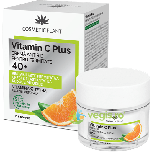Set Vitamin C Plus 40+ (Crema de Fata Antirid pentru Fermitate 40+ 50ml+Apa Micelara 150ml), COSMETIC PLANT, Cosmetice ten, 3, Vegis.ro