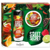 Pachet Sweet Secret cu Portocale, Caramel si Scortisoara: Gel Hibrid de Baie si Dus 300ml + Crema Regeneranta de Corp 200ml FARMONA