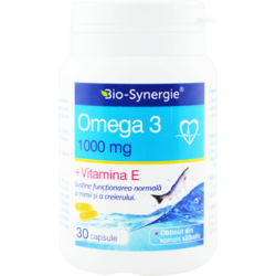 Omega 3 Ulei de Somon + Vitamina E 30cps moi BIO-SYNERGIE ACTIV