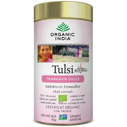 Ceai Tulsi Trandafir Dulce Ecologic/Bio 100g ORGANIC INDIA