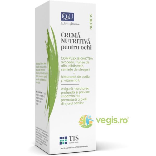 Crema Nutritiva pentru Ochi Nutritis 20ml, TIS FARMACEUTIC, Cosmetice Ochi, 1, Vegis.ro