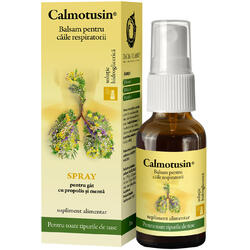 Calmotusin - Spray pentru Gat cu Propolis si Menta Fara Alcool 20ml DACIA PLANT