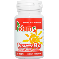 Vitamina B12 500mcg 30tb ADAMS VISION