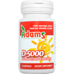 Vitamina D 5000 30cps moi ADAMS VISION
