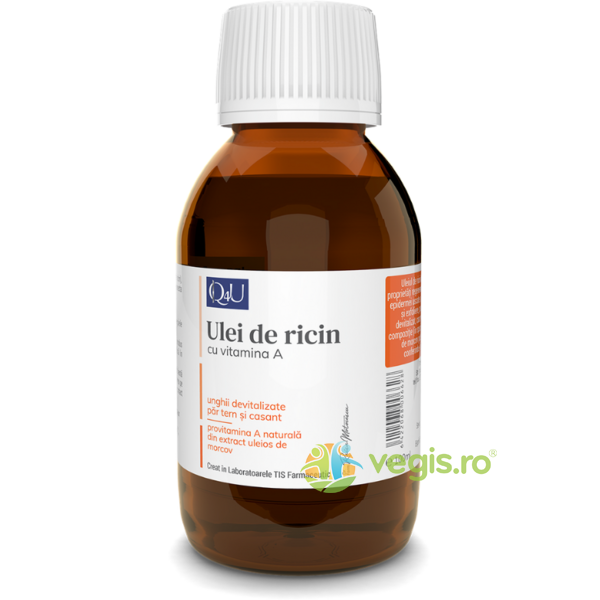 Ulei de Ricin cu Vitamina A 100ml, TIS FARMACEUTIC, Ulei de ricin, 1, Vegis.ro