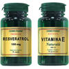 Resveratrol 100mg 30cps + Vitamina E Naturala 30cps Pachet COSMOPHARM