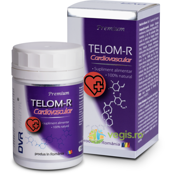Telom-R Cardiovascular 120Cps, DVR PHARM, Capsule, Comprimate, 1, Vegis.ro