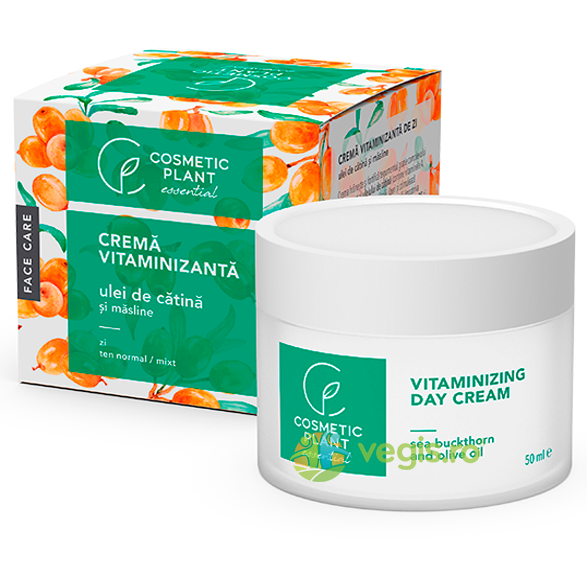 Crema Vitaminizanta de Zi cu Ulei de Catina si Ulei de Masline 50ml, COSMETIC PLANT, Cosmetice ten, 1, Vegis.ro