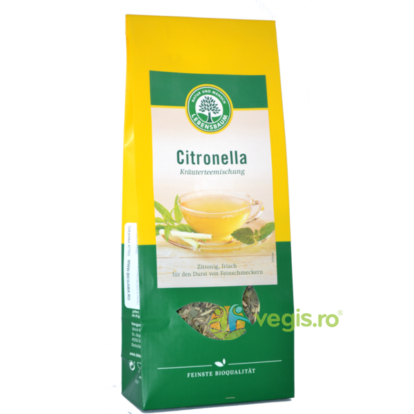 Ceai cu Citrice (Citronella) Ecologic/Bio 75g, LEBENSBAUM, Ceaiuri vrac, 2, Vegis.ro