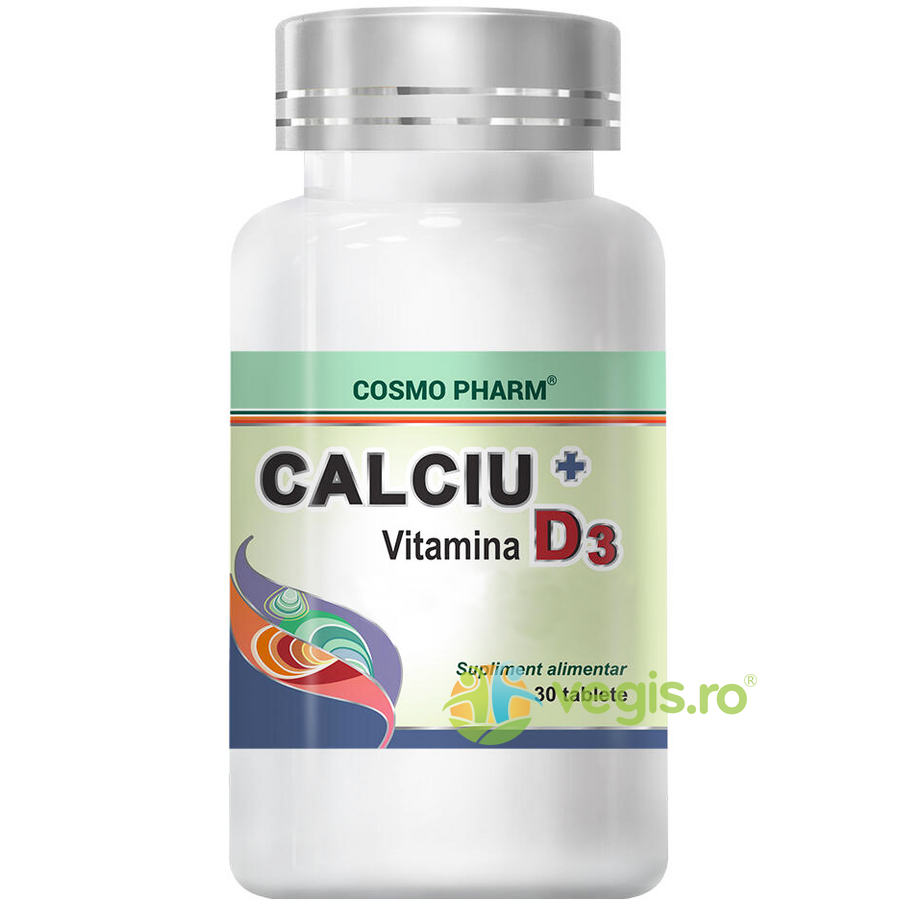 Calciu + Vitamina D3 30tb