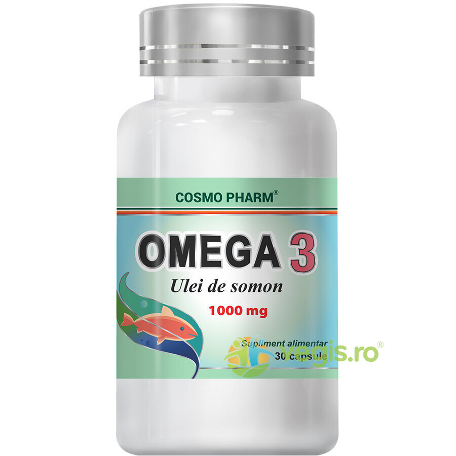 Omega 3 Ulei de Somon 30cps 30cps Capsule, Comprimate