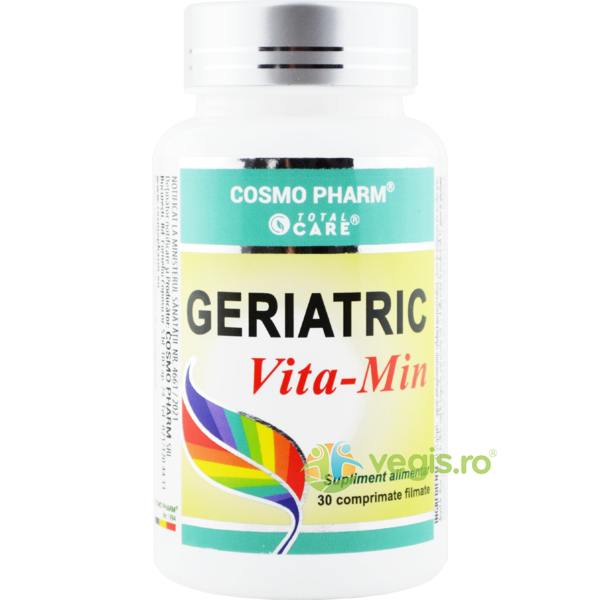 Geriatric Vita-Min 30cpr, COSMOPHARM, Capsule, Comprimate, 2, Vegis.ro