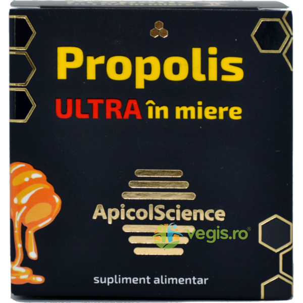 Propolis in Miere Ultra 120g, APICOLSCIENCE, Produse Apicole Naturale, 1, Vegis.ro