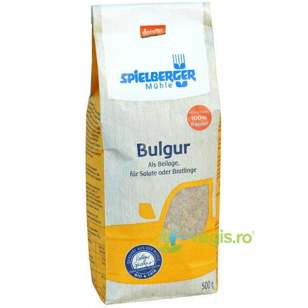 Bulgur Demeter Ecologic/Bio 500g, SPIELBERGER, Paste, 1, Vegis.ro