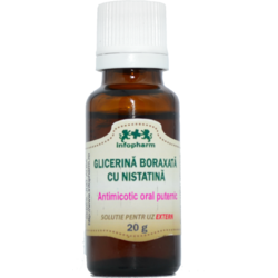 Glicerina Boraxata cu Nistatina 20g INFOPHARM