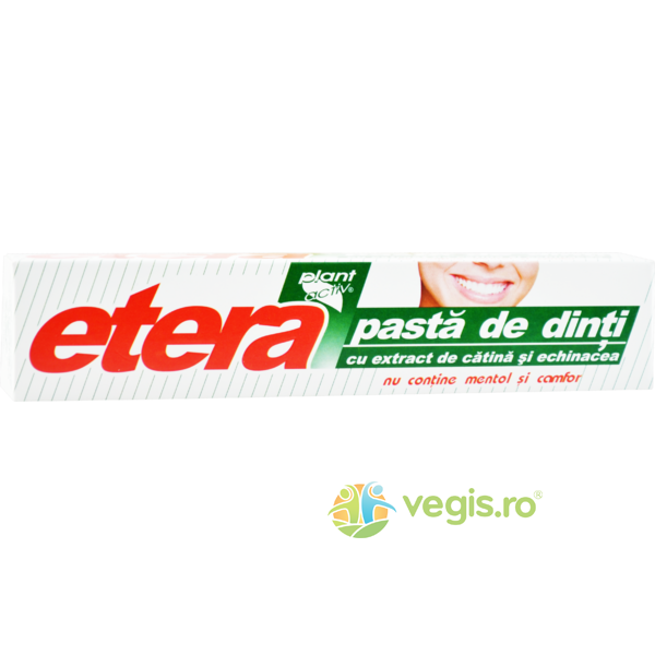 Pasta de Dinti cu Extract de Catina si Echinacea Etera 50ml, PLANT ACTIV, Pasta de dinti, 1, Vegis.ro