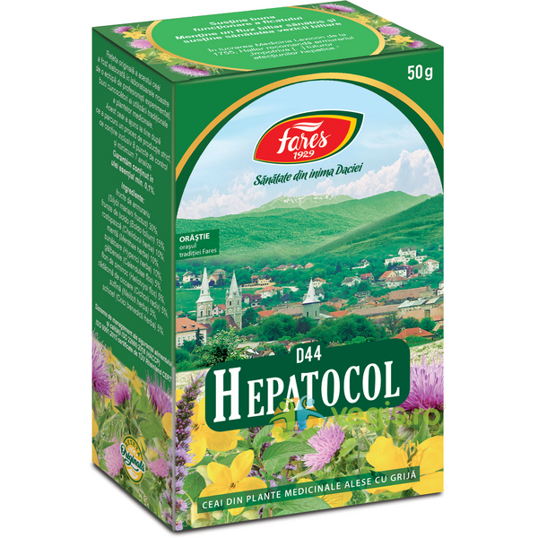 Ceai Hepatocol 50gr, FARES, Ceaiuri vrac, 1, Vegis.ro