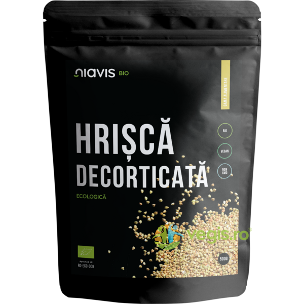 Hrisca Cruda Decorticata Ecologica/Bio 500g, NIAVIS, Superalimente, 1, Vegis.ro