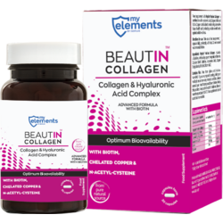 Beautin Colagen cu Acid Hialuronic si Biotina 30Cps MYELEMENTS