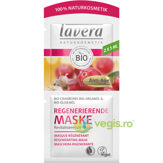 Masca Regeneranta cu Merisor Ecologica/Bio 10ml, LAVERA, Cosmetice ten, 2, Vegis.ro