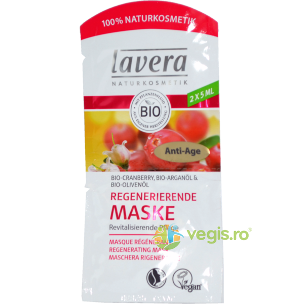 Masca Regeneranta cu Merisor Ecologica/Bio 10ml, LAVERA, Cosmetice ten, 2, Vegis.ro