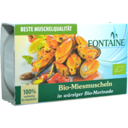 Midii in Sos Picant Ecologice/Bio 120g FONTAINE
