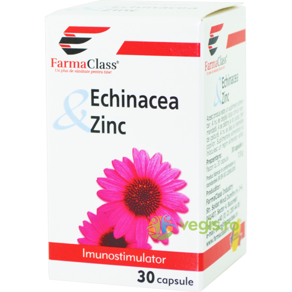 Echinacea si Zinc 30cps, FARMACLASS, Raceala & Gripa, 1, Vegis.ro