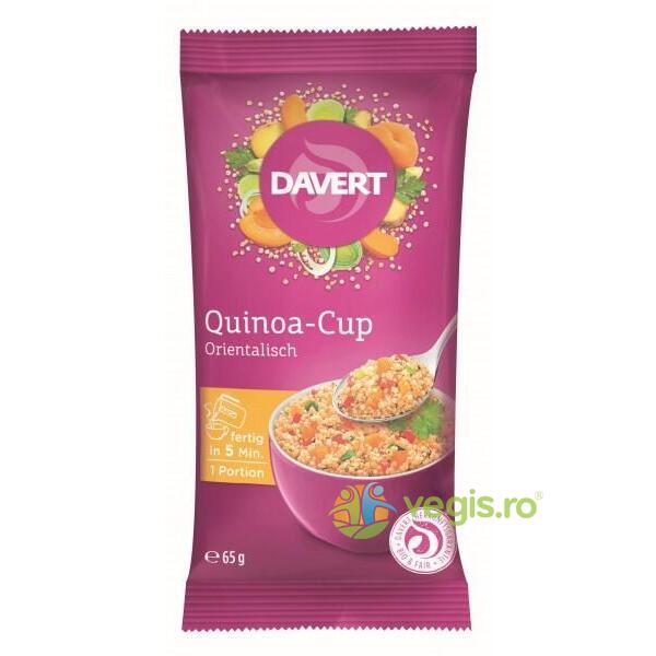 Quinoa Cup Oriental Style Ecologica/Bio 65g, DAVERT, Alimente BIO/ECO, 1, Vegis.ro