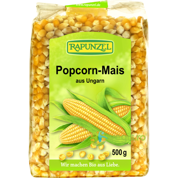 Porumb de Popcorn Ecologic/Bio 500g, RAPUNZEL, Alimente BIO/ECO, 1, Vegis.ro