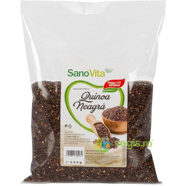 Quinoa Neagra 500g, SANOVITA, Nuci, Seminte, 1, Vegis.ro