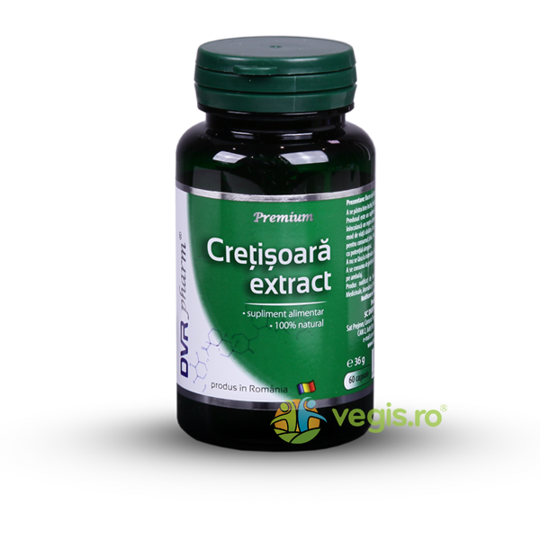 Cretisoara Extract 60Cps, DVR PHARM, Capsule, Comprimate, 1, Vegis.ro