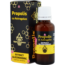 Propolis cu Astragalus Extract Glicerohidric 30ml APICOLSCIENCE